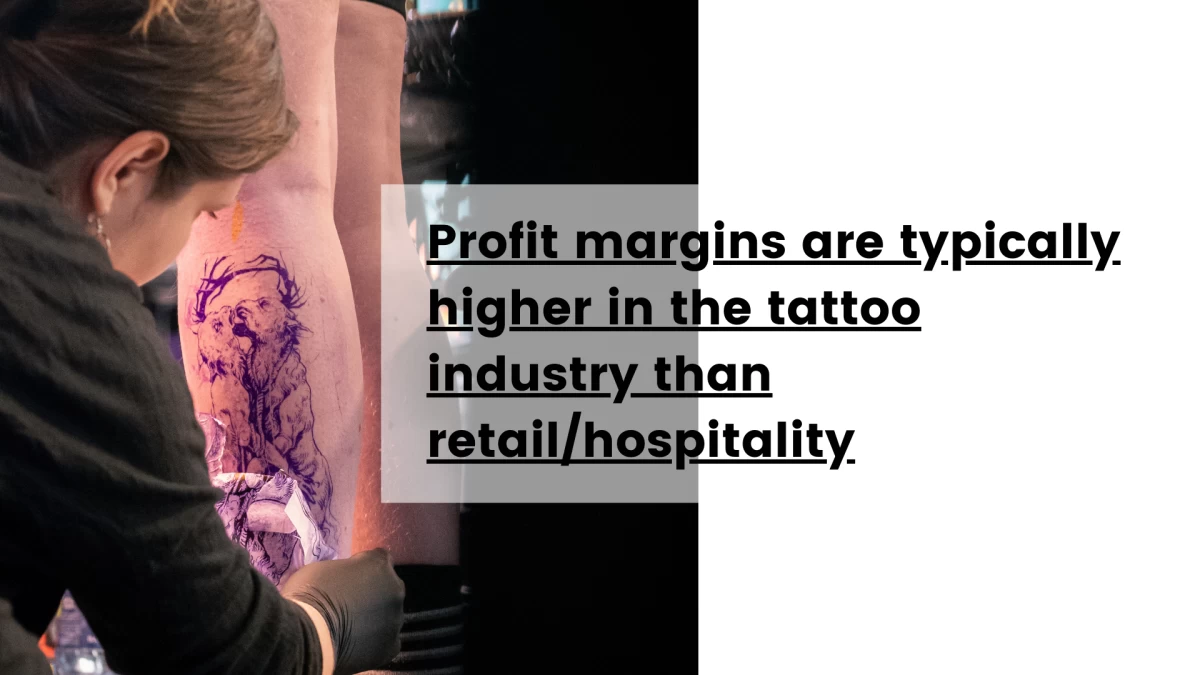 Profit margins are typically higher in the tattoo industry than retail_hospitality