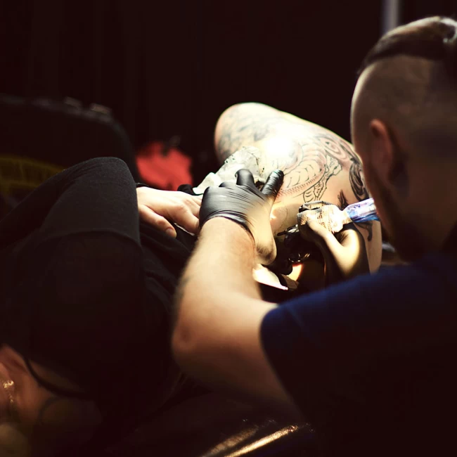 Sergy Black Hat Tattoo Session - Dragon Tattoo Design - Dublin 2018 - The Black Hat Tattoo