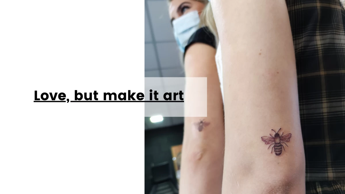 Love but make it art - Black Hat Tattoo Dublin