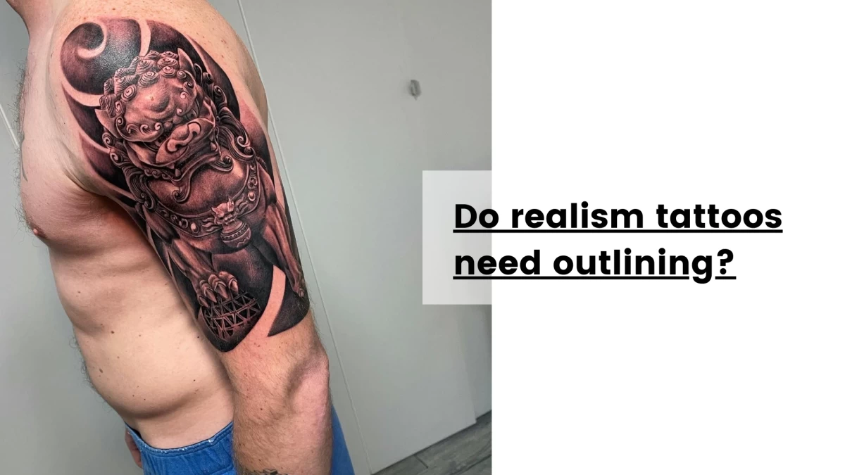 Do realism tattoos need outlining