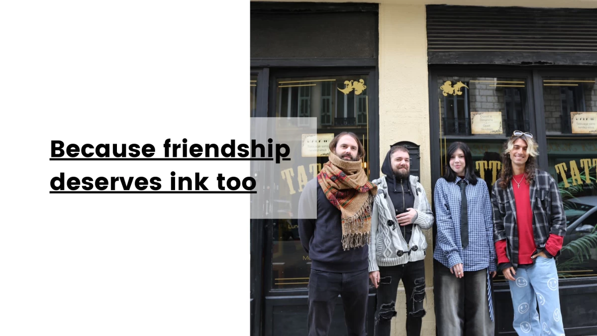 Because friendship deserves ink too