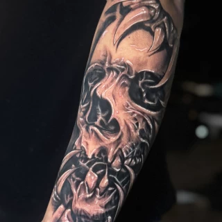 Nicolás - résident artist - Black Hat Dublin - realism - The Black Hat Tattoo