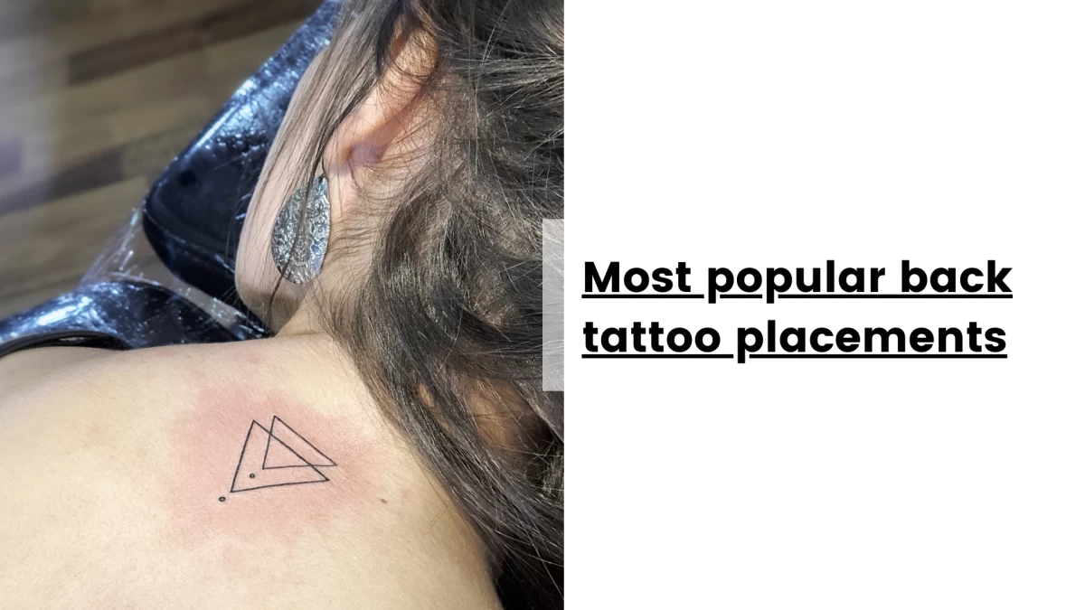 Most popular back tattoo placements