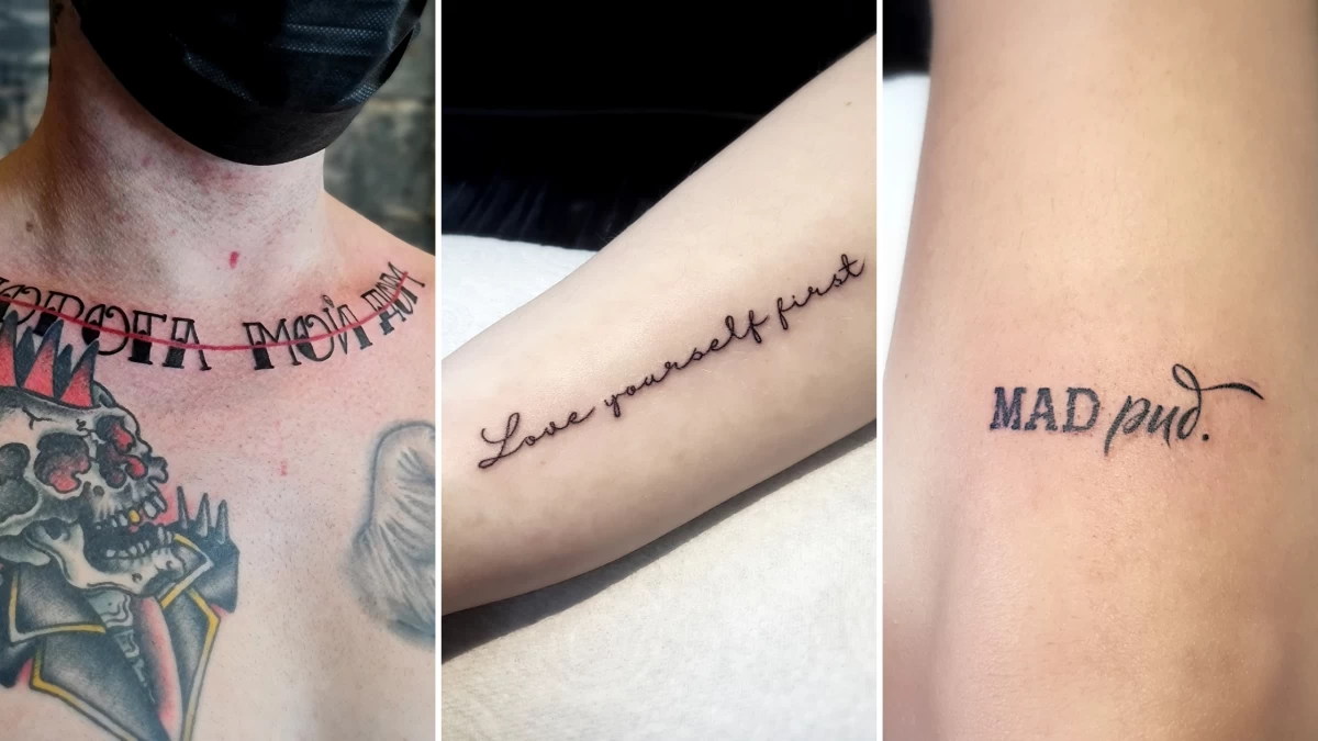 Quote & Script - Lettering Tattoo - Black Hat Tattoo Dublin 2