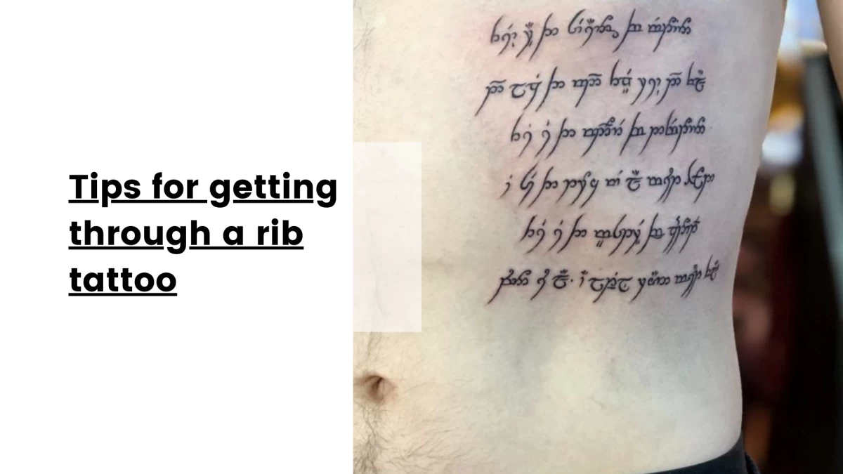 Tips for getting through a rib tattoo