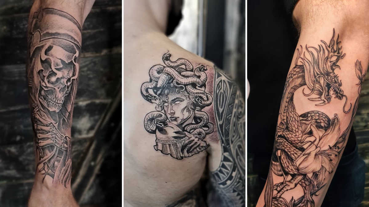 Blackwork & Darwork Tattoo - Black Hat Tattoo Dublin10