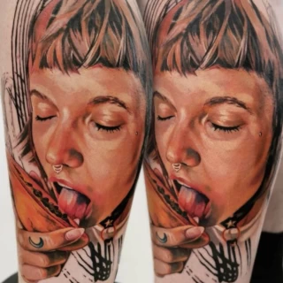 Reaml face - Realism, Microrealism and Portrait Tattoo - Black Hat Tattoo Dublin - The Black Hat Tattoo