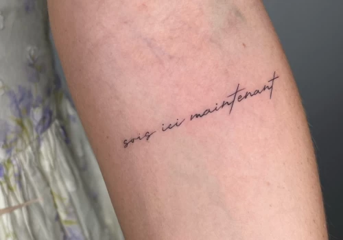 Featured image - Single word tattoos_ powerful minimalism and placement ideas- Tattoo Dublin - Black Hat Tattoo Studio - The Black Hat Tattoo