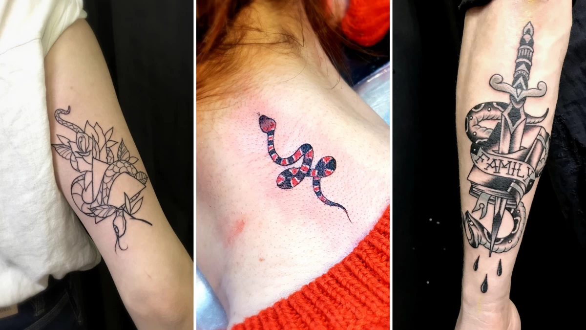 Snake Tattoo - Black Hat Tattoo Dublin 5