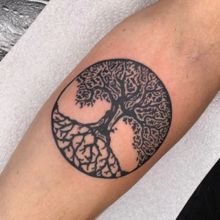 Tree of life - Spiritual Tattoo - Witchy Tattoo - Tarot Card Tattoo - Black Hat Tattoo Dublin - The Black Hat Tattoo