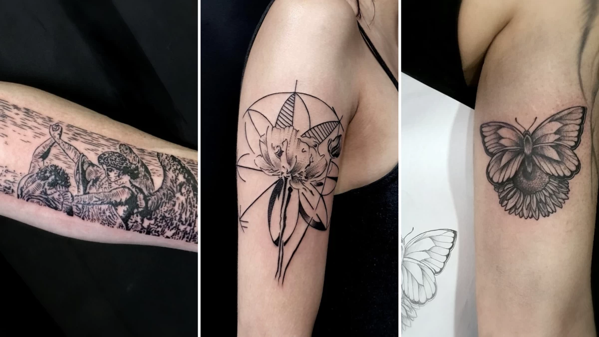 Blackwork & Darwork Tattoo - Black Hat Tattoo Dublin9