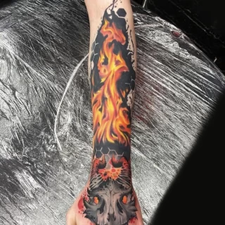 Damian Resident Artists Black Hat Tattoo Nice - TattoosIMG-0398 - The Black Hat Tattoo