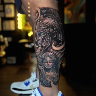 Nicolás - résident artist - Black Hat Dublin - realism - The Black Hat Tattoo