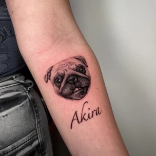 Nicolás - résident artist - Black Hat Dublin - realism - The Black Hat Tattoo