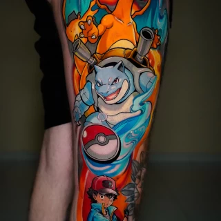 Dian guest realistic color tattoo - The Black Hat Tattoo