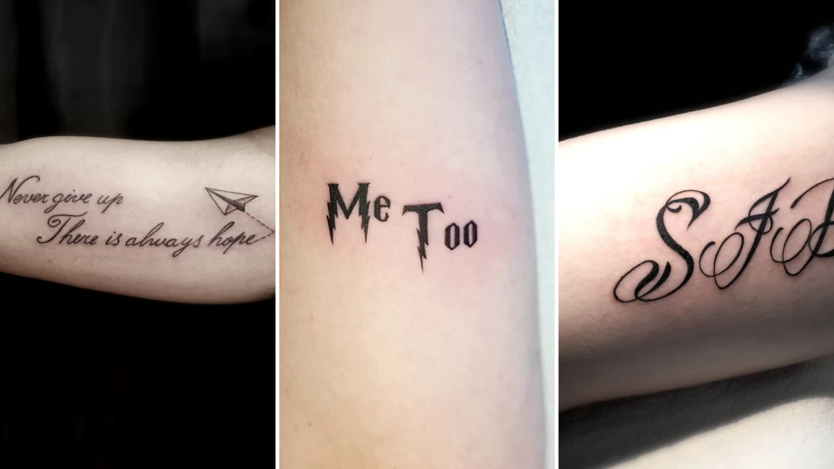 Quote & Script - Lettering Tattoo - Black Hat Tattoo Dublin 5