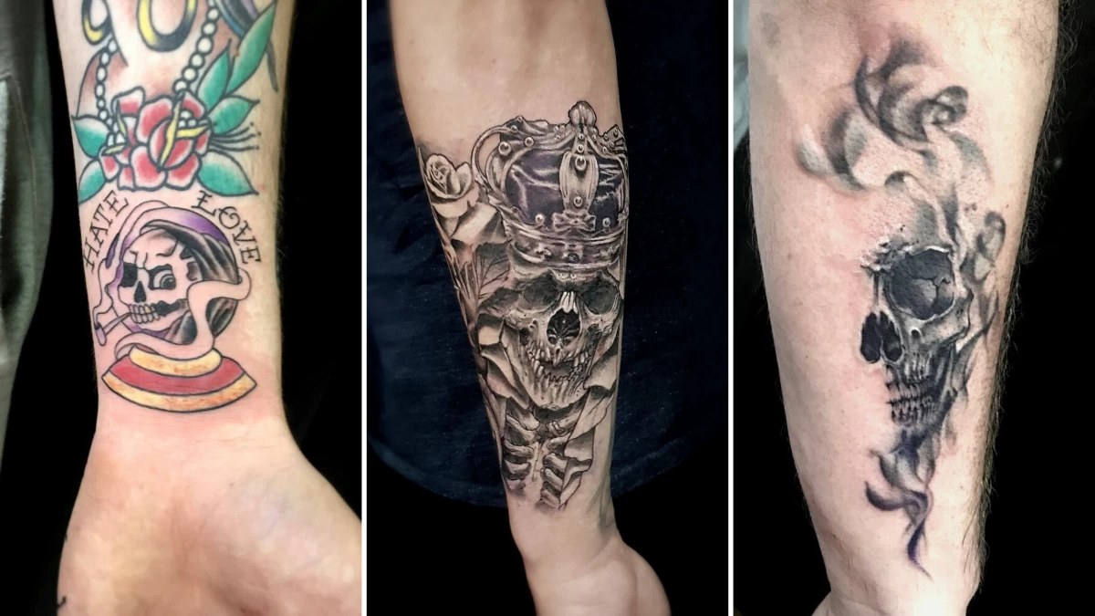 Skull Tattoo - Black Hat Tattoo Dublin 5