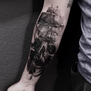 8 - The Black Hat Tattoo