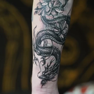 Nicolás - résident artist - Black Hat Dublin - realism - The Black Hat Tattoo