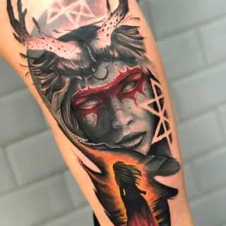 Damian Resident Artists Black Hat Tattoo Nice - Tattoos2BFF4689-7FF1-4212-AB4C-3BE7597D941E - The Black Hat Tattoo