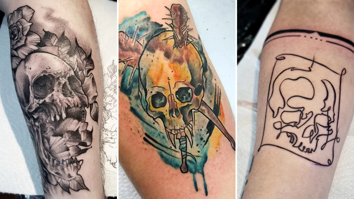 Skull Tattoo - Black Hat Tattoo Dublin 1