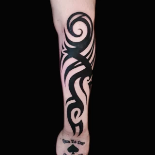 arm tribal tattoo -  - Tribal Neo Tribal and Maori Tattoo - Black Hat Tattoo Dublin - The Black Hat Tattoo