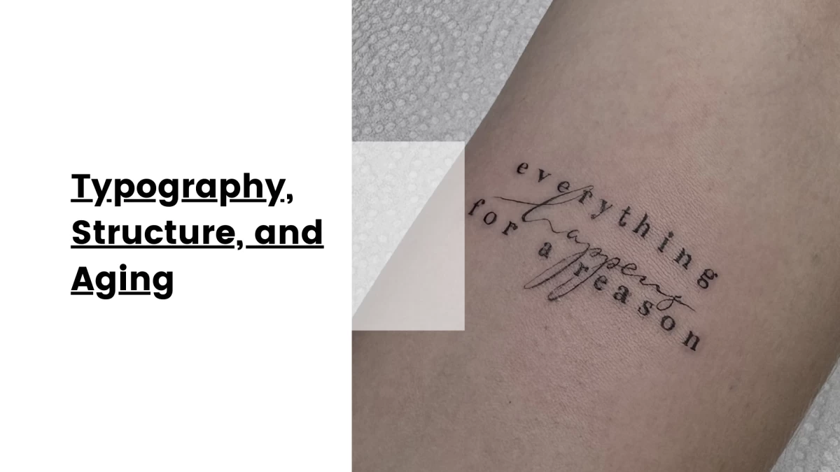 Typography, Structure, and Aging- Tattoo Dublin - Black Hat Tattoo Studio