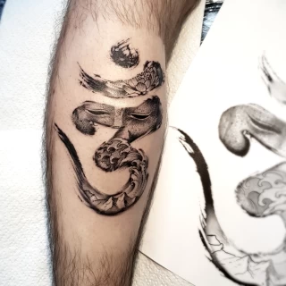 Spiritual Tattoo -  - Blackwork Darkwork - Black Hat Tattoo Dublin - The Black Hat Tattoo