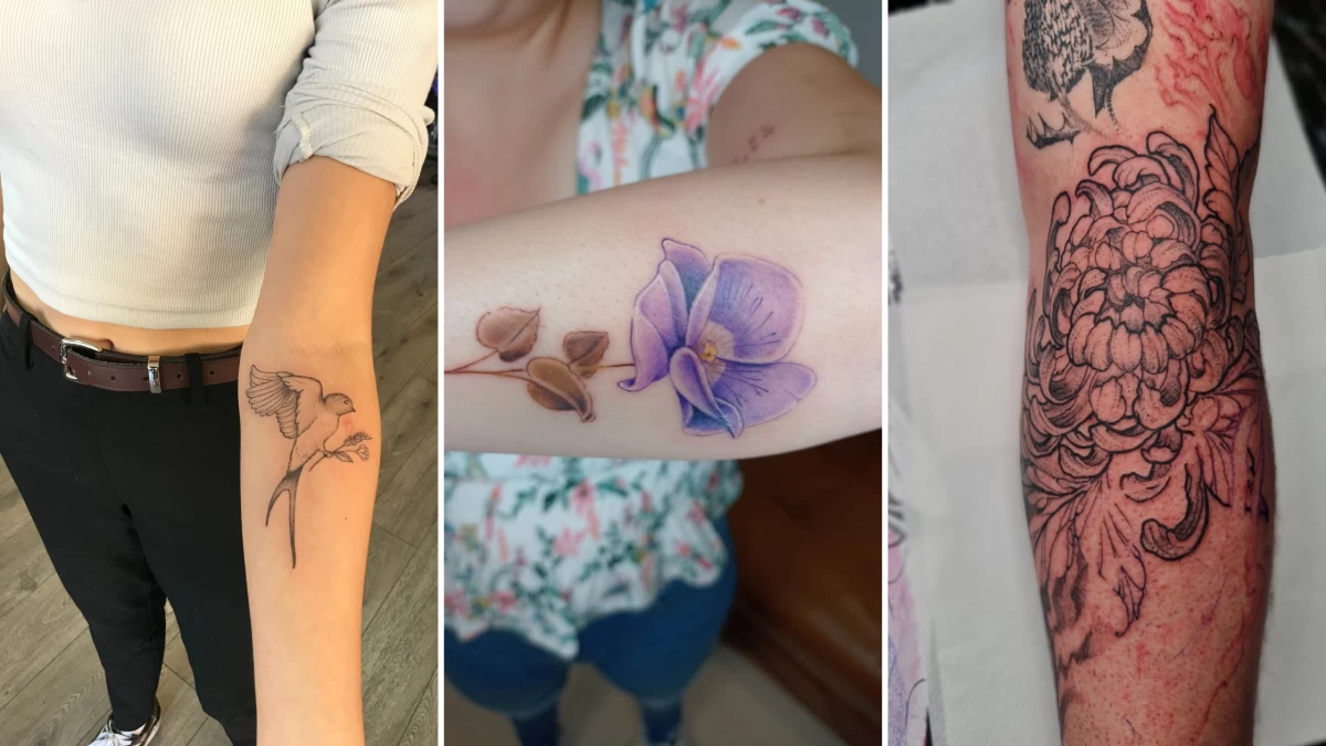 flower Tattoo - Black Hat Tattoo Dublin 13