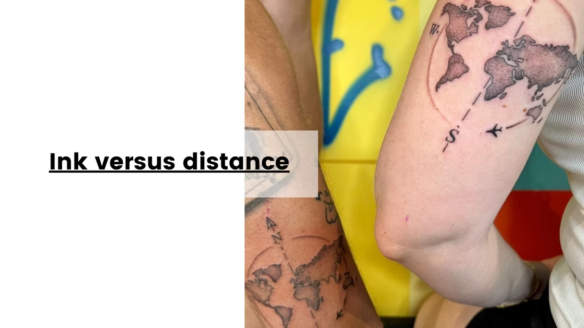 Ink versus distance