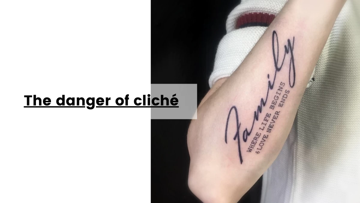 The danger of cliché