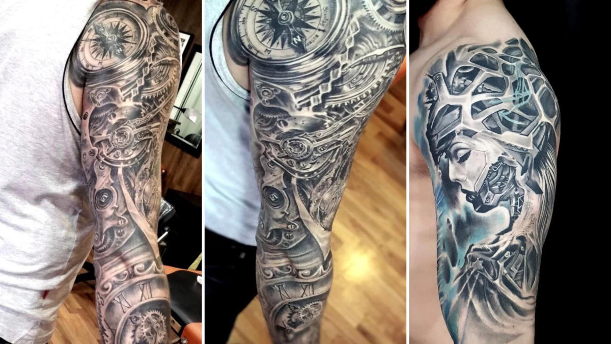 20 Biomechanical Tattoos | Tattoofanblog