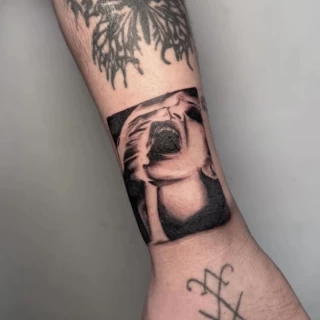 Galilea - resident artist - Black Hat Dublin - cybersigilism - The Black Hat Tattoo