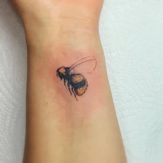 Bumblebee  Insect Tattoo - Black Hat Tattoo Dublin - - The Black Hat Tattoo