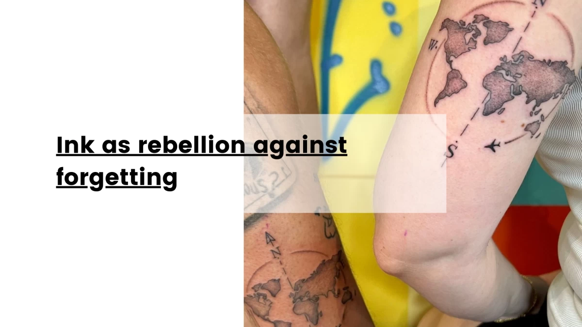 Ink as rebellion against forgetting