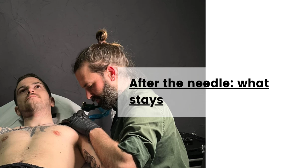 After the needle_ what stays