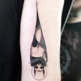 Bat Tattoo - Black Hat Tattoo Dublin - The Black Hat Tattoo