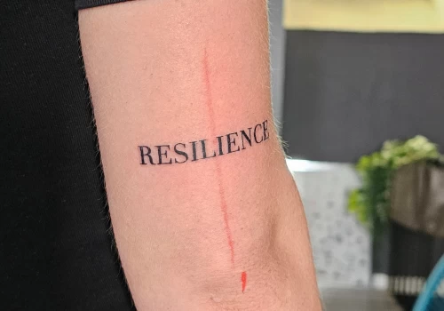 Featured image - Name and initial tattoos elegant ways to honor your loved ones in Dublin- Tattoo Dublin - Black Hat Tattoo Studio - The Black Hat Tattoo