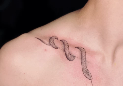 Featured image - Collarbone Tattoos_ Delicate Placement for a Striking Effect - The Black Hat Tattoo