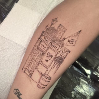 Temple Bar - Dublin - The Black Hat Tattoo