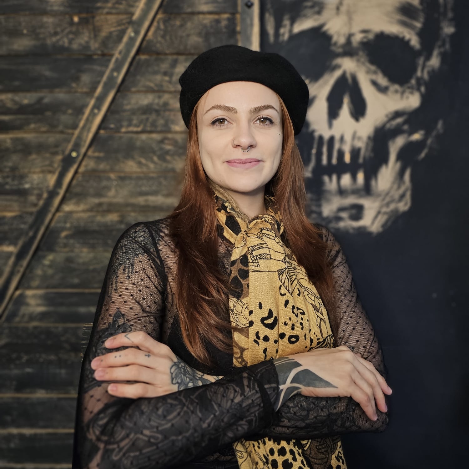 Stella - resident artist - profile pic - The Black Hat Tattoo