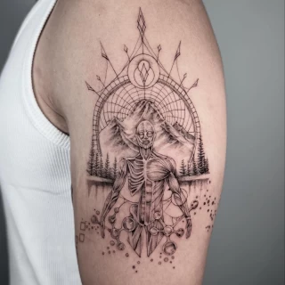 6 - The Black Hat Tattoo