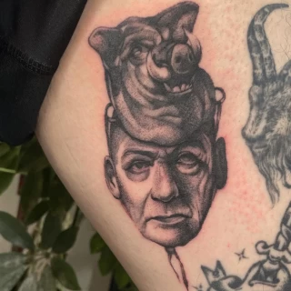 Galilea - resident artist - Black Hat Dublin - cybersigilism - The Black Hat Tattoo