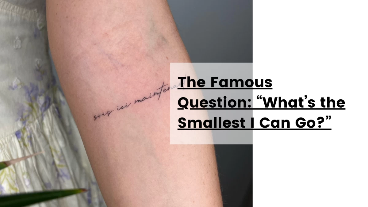 The Famous Question_ “What’s the Smallest I Can Go_”