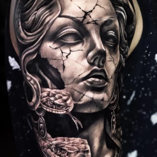 Nicolás - résident artist - Black Hat Dublin - realism - The Black Hat Tattoo