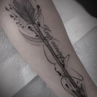 Arrrow - The Black Hat Tattoo