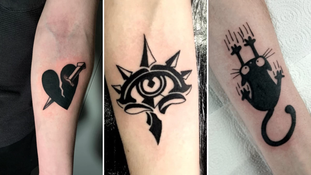 Black Grey Tattoo Designs