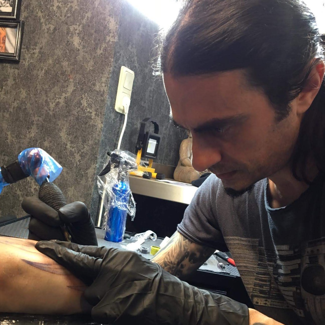 Rodrigo - guest artist - artist picture - black and grey -realism - the black hat tattoo Dublin- 2025 - The Black Hat Tattoo