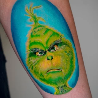 Dian guest realistic color tattoo - The Black Hat Tattoo