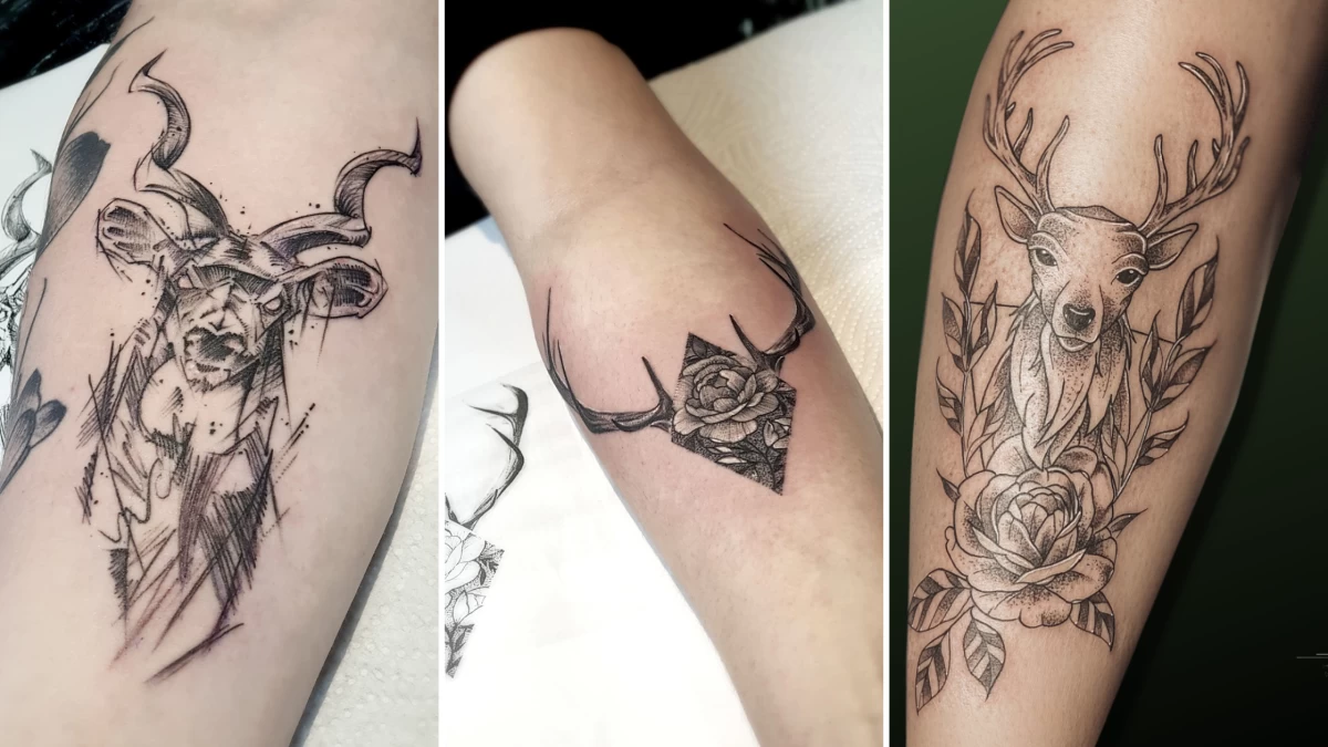 Deer Tattoo - Black Hat Tattoo Dublin 1